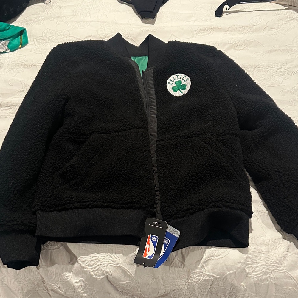 Reversible Black/Green Jacket with Celtics Logo